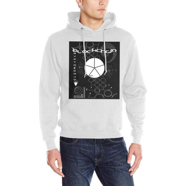 Blockchain Men's Classic Hoodie - Image 3