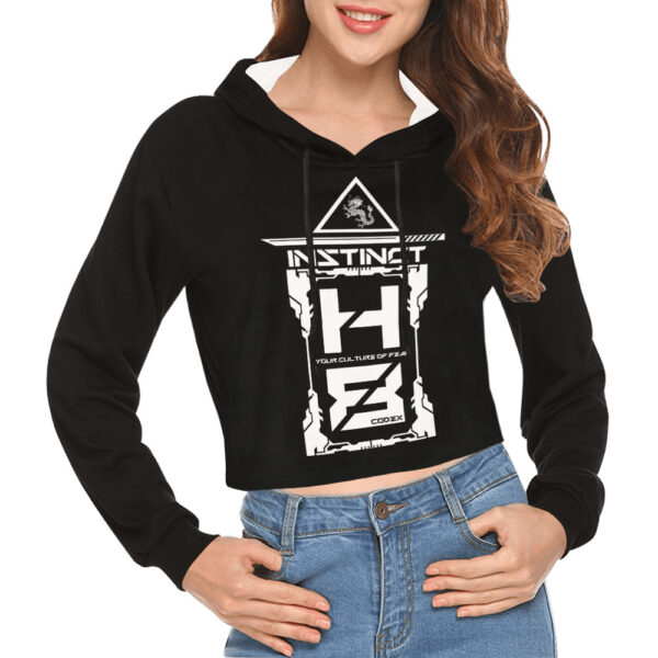 Instinct H8 Your Culture Of Fear Women's All Cropped Hoodie