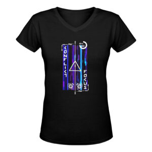 ConflictFocus V-Neck Women's T-Shirt