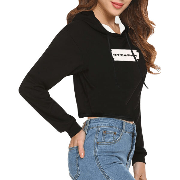 Truth Women's Cropped Hoodie - Image 2