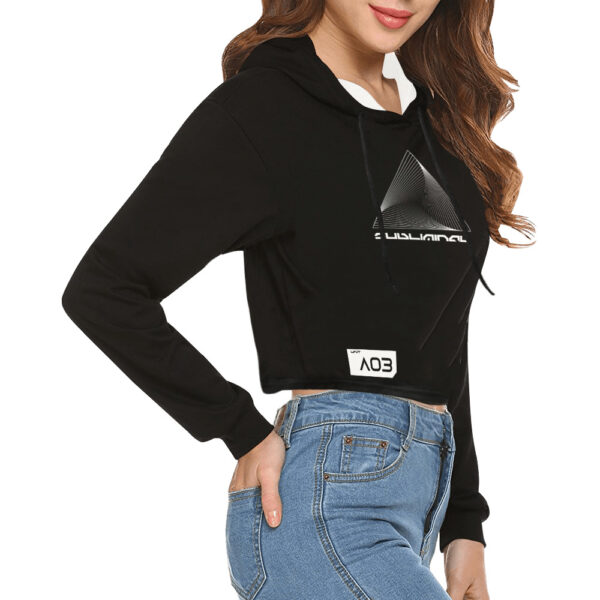 Subliminal Women's Cropped Hoodie - Image 2