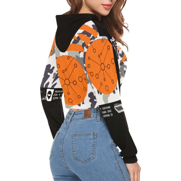 Neurokk Women's All Over Cropped Hoodie - Image 3