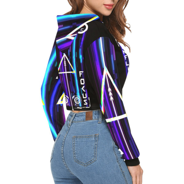 ConflictFocus Women's Cropped Hoodie - Image 3