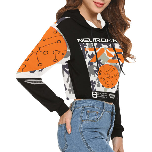 Neurokk Women's All Over Cropped Hoodie - Image 2