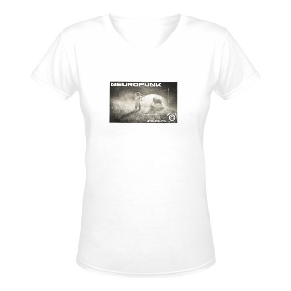 Neurofunk Atmos05Aya V-Neck Women's T-Shirt - Image 2