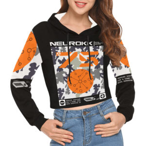Neurokk Women's All Over Cropped Hoodie