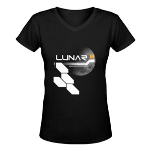 Lunar8 Crypto-Mining V-Neck Women's T-Shirt