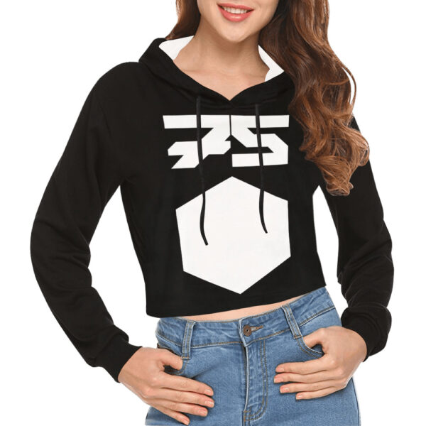 75 Women's All Over Print Cropped Hoodie