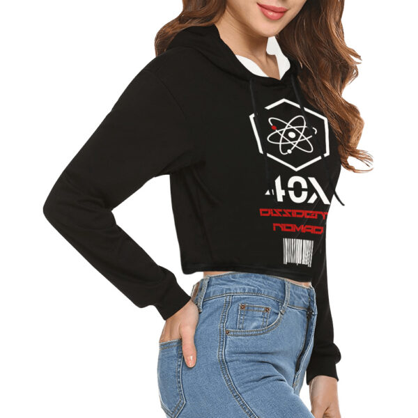 Dissident Nomad Women's Cropped Hoodie - Image 2