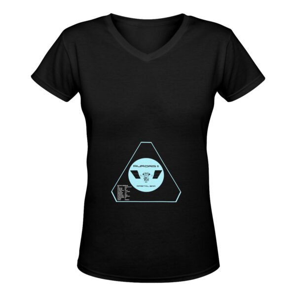 Aurora II Orbital Bar V-Neck Women's T-Shirt