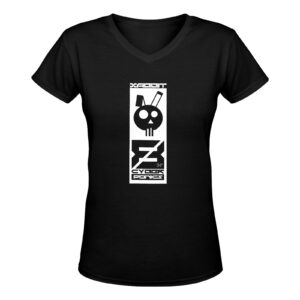 Xabbit 8 Cyber Ponics V-Neck Women's T-Shirt