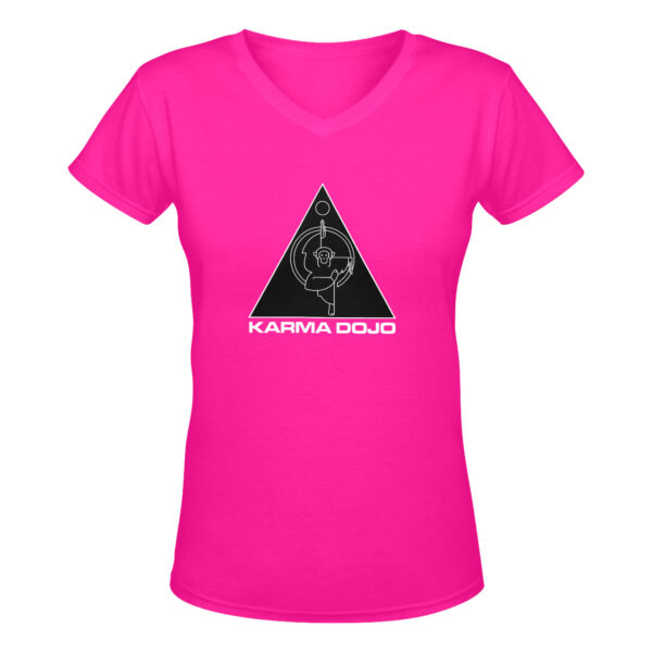 Karma Dojo V-Neck Women's T-Shirt - Image 2