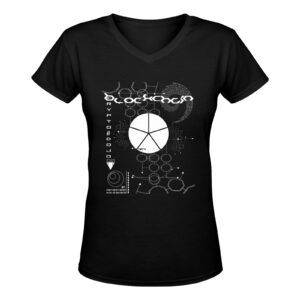 Blockchain V-Neck Women's T-Shirt