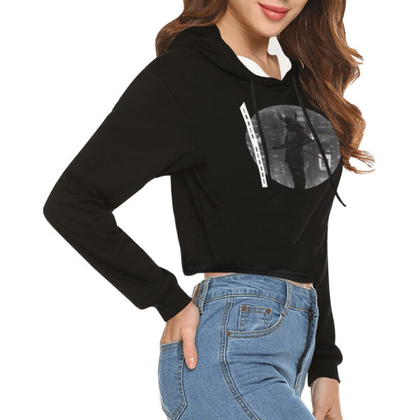 Inner Demons Women's Cropped Hoodie - Image 2