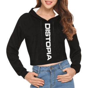 Distopia Women's Cropped Hoodie